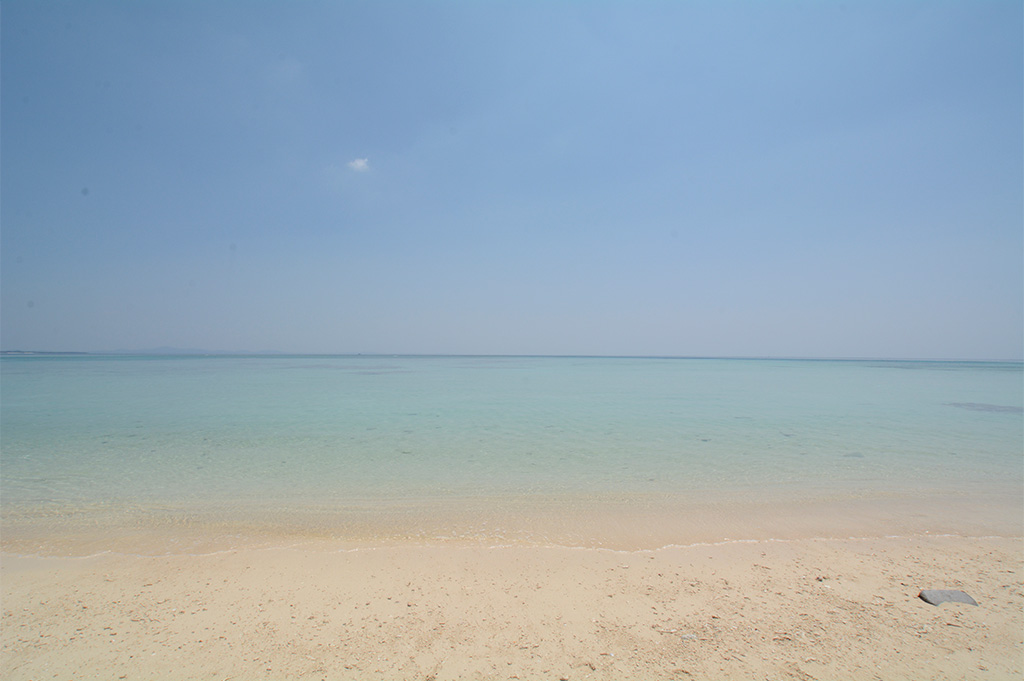 伊江島のビーチは美しい